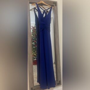 NWT Laundry By Shelli Segal Royal Blue Maxi Dress
